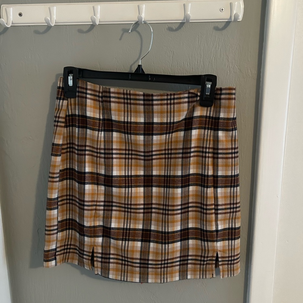 Plaid Mini Skirt